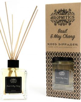 200 ml Basil & May Chang Essential Oil Reed Diffuser