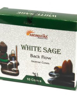 Aromatica Backflow Incense Cones – White Sage