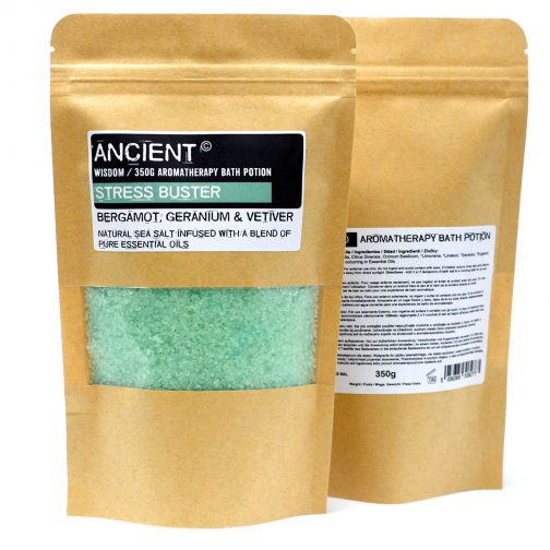 Aromatherapy Bath Salts - 350g Stress Buster