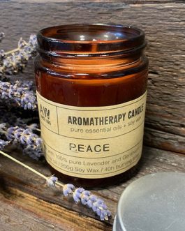 Aromatherapy Candle 100% Lavender & Geranium Essential Oil