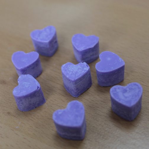 Aroma Wax Melts - Jar of 60 Mini Hearts - Lavender & Rosemary. - Image 2