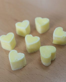 Aroma Wax Melts – Jar of 60 Mini Hearts – Ylang Ylang & Orange.