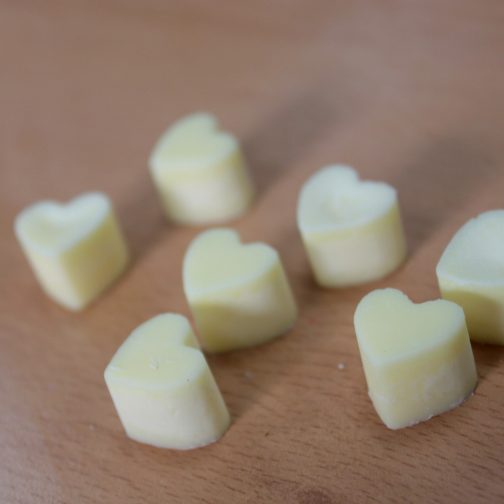 Aroma Wax Melts - 60 mini hearts - Nutmeg & Lemon - Image 2