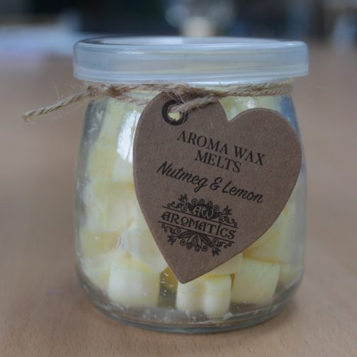 Aroma Wax Melts - 60 mini hearts - Nutmeg & Lemon