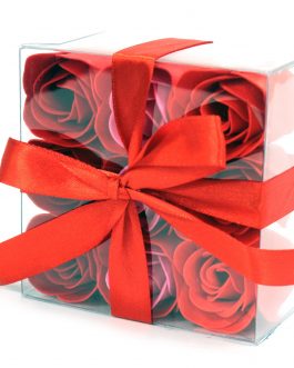 9 Soap Roses – Red