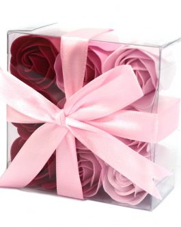 9 Soap Roses – Pink