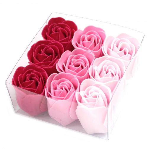 9 Soap Roses - Pink - Image 2