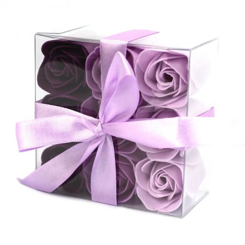 9 Soap Roses - Lavender