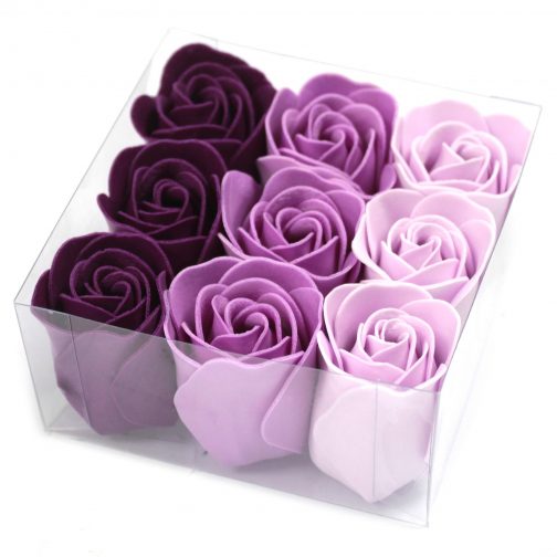 9 Soap Roses - Lavender - Image 2