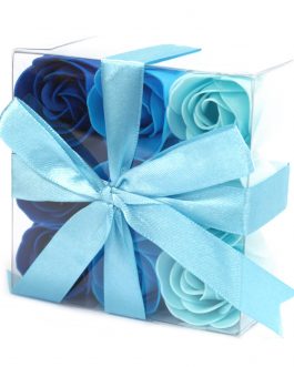 9 Soap Roses – Blue