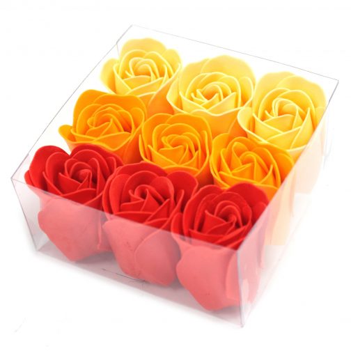 9 Soap Roses - Peach - Image 2