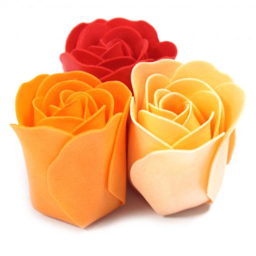 9 Soap Roses - Peach - Image 3