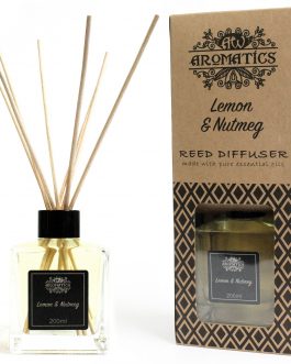 200 ml Lemon & Nutmeg Essential Oil Reed Diffuser