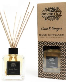 200 ml Lime & Ginger Essential Oil Reed Diffuser