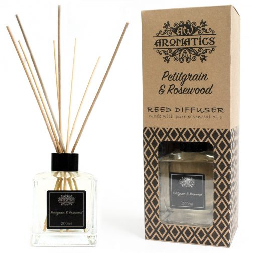 200 ml Petitgrain & Rosewood Essential Oil Reed Diffuser
