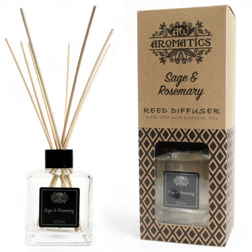 200 ml Sage & Rosemary Essential Oil Reed Diffuser