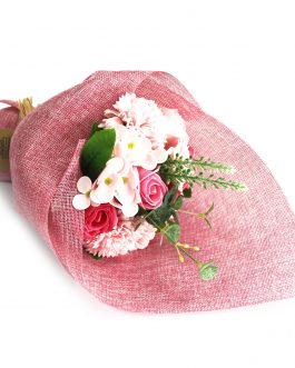 Standing Soap Flower Bouquet – Pink