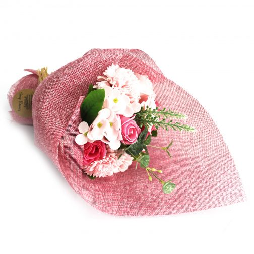 Standing Soap Flower Bouquet - Pink - Image 2