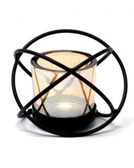 Centrepiece Iron Votive Candle Holder – 1 Cup Ball