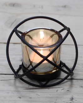Centrepiece Iron Votive Candle Holder – 1 Cup Ball
