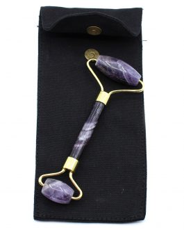Amethyst Gemstone Double ended Face Roller
