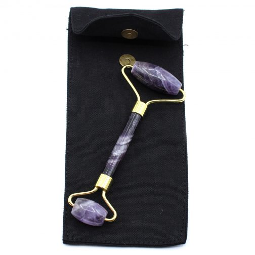 Amethyst Gemstone Double ended Face Roller - Image 2