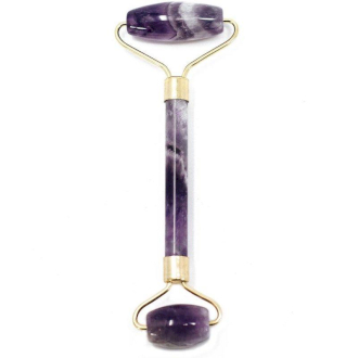Amethyst Gemstone Double ended Face Roller