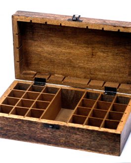 Aromatherapy Essential Oil Box – Holds 24 (10 ml bottles) + 1