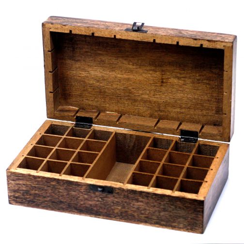 Aromatherapy Essential Oil Box - Holds 24 (10 ml bottles) + 1 - Image 2