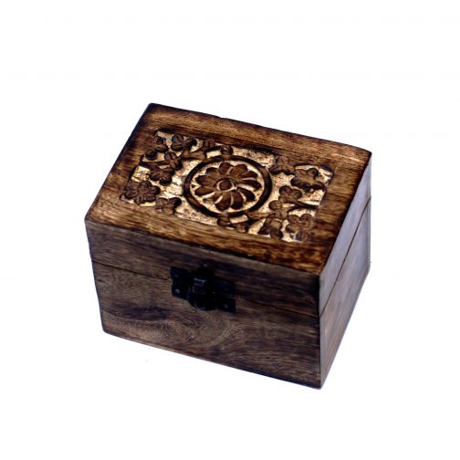 Aromatherapy Essential Oils Box - Holds 6 oils (10 ml bottles)