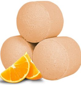 10 Mini Bath Fizzers – Orange
