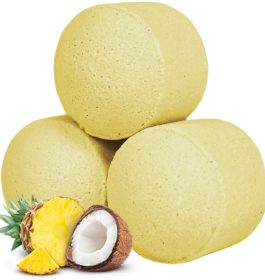 10 Mini Bath Fizzers – Pina Colada