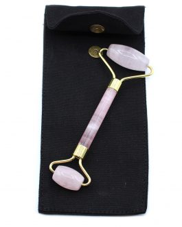 Rose Quartz Gemstone Double ended Face Roller