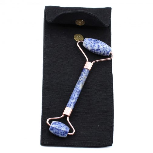 Sodalite Gemstone Double ended Face Roller - Image 2