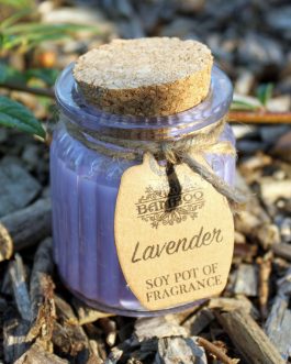 Soy Wax Candle Jars x 2 – Lavender