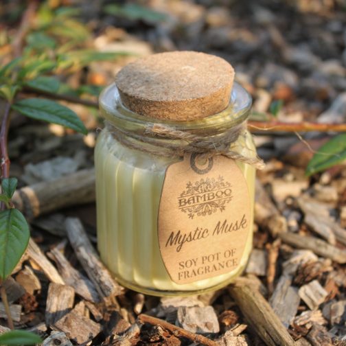 Soy Wax Candle Jars x 2 - Musk