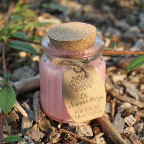 Soy Wax Candle Jars x 2 - Jasmine
