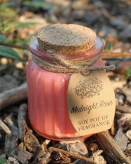 Soy Wax Candle Jars x 2 – Midnight Rose