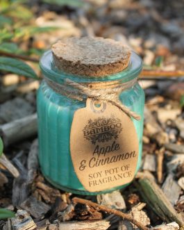 Soy Wax Candle Jars x 2 – Apple & Cinnamon
