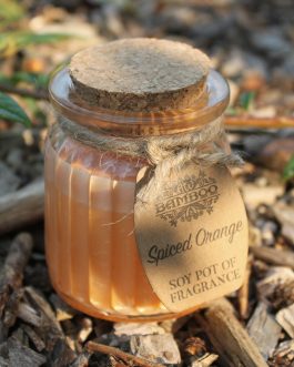 Soy Wax Candle Jars x 2 – Spiced Orange