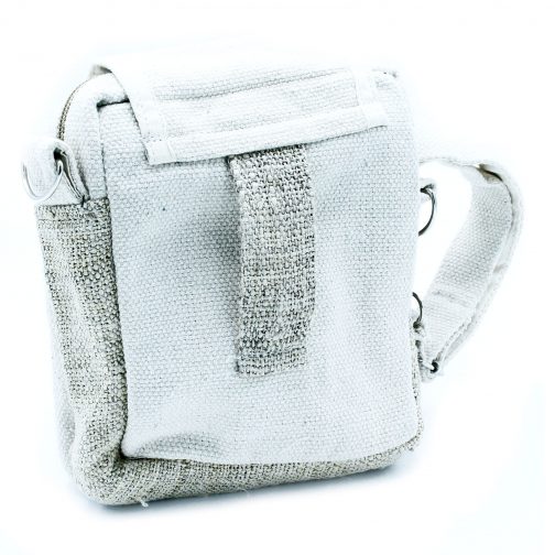 Eco friendly Hemp & Cotton Cross Body Bag  - Neutral - Image 3
