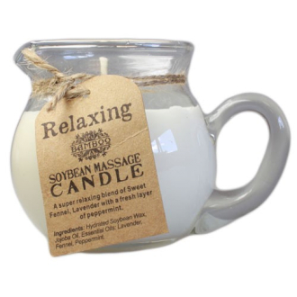 Soybean Massage Candle – with essential oils for Relaxing