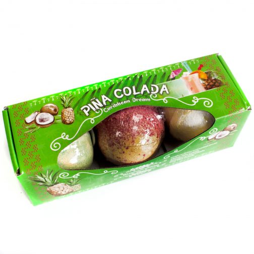 Gift Pack of 3 Pina Colada Bath Bombs