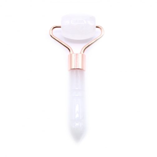 Rock Quartz Gemstone Mini Face Roller 9 cm
