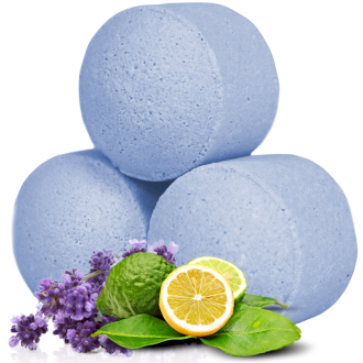 10 Mini Bath Fizzers – Bergamot & Lavender