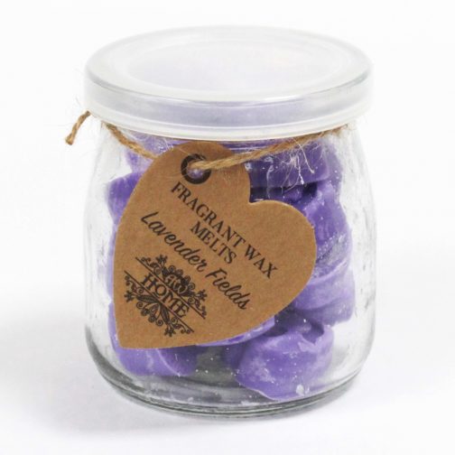 Soy wax melts in jar - Lavender fields