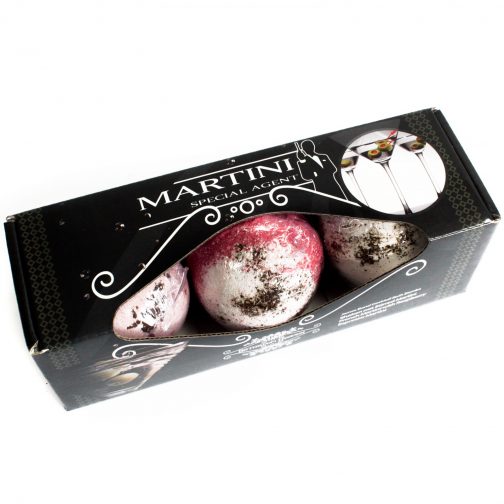 Gift Pack of 3 Martini Bath Bombs