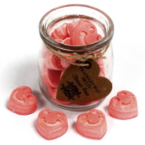 Soy wax melts in jar - Classic Rose