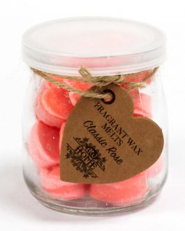 Soy wax melts in jar – Classic Rose
