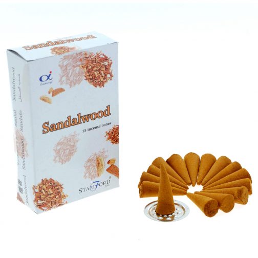 Incense Cones Sandalwood pack 15